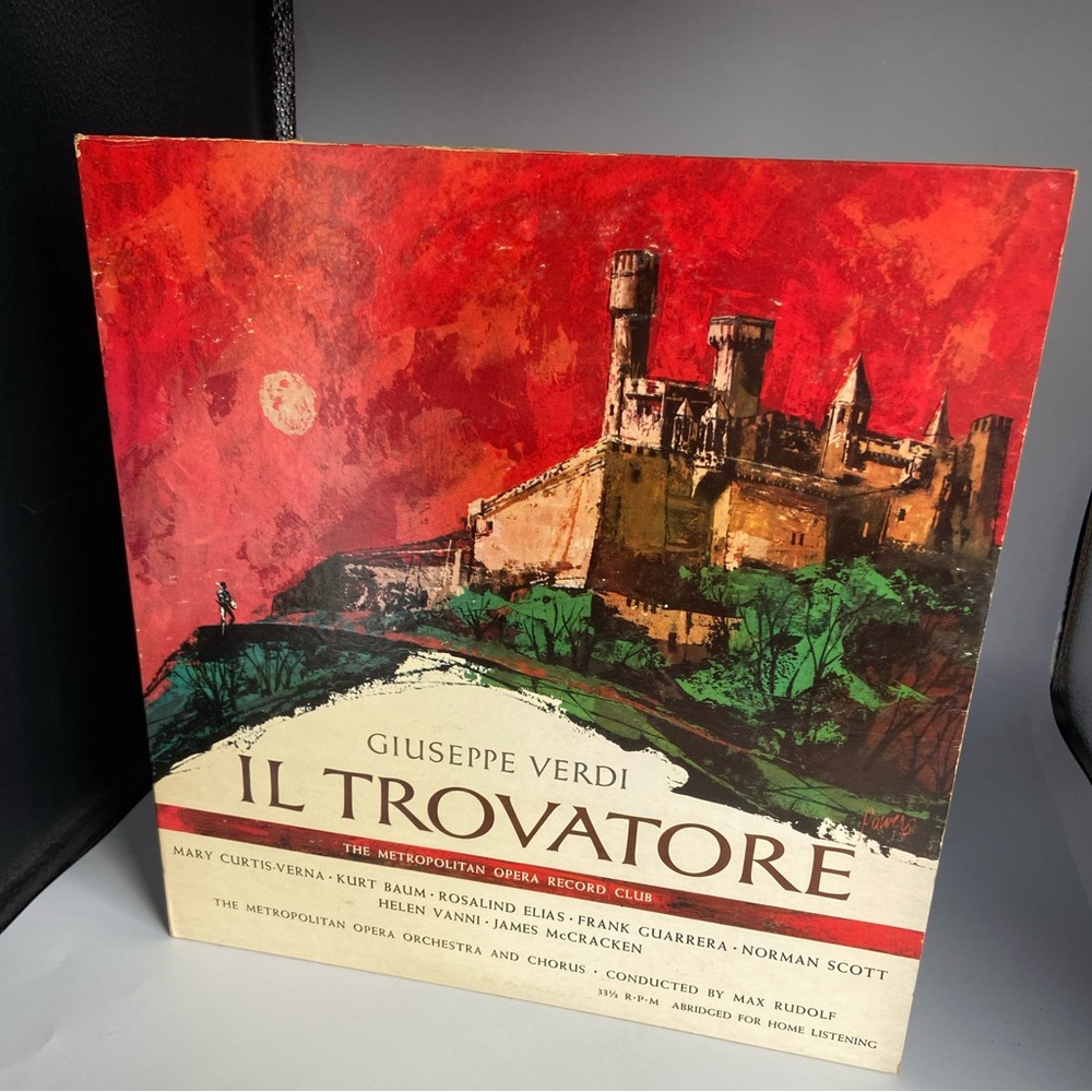 Verdi's Il Trovatore 2 LP Set
